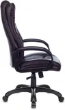 Кресло руководителя Бюрократ CH-879N темно-коричневый NE-15 эко.кожа крестов. пластик