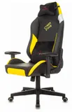 Кресло игровое Zombie HERO CYBERZONE PRO черный/желтый эко.кожа с подголов. крестов. пластик