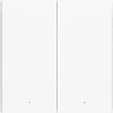 Умный выключатель Aqara Wireless Remote Switch H1 2-хкл. белый (WRS-R02)