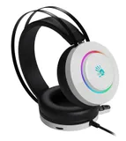 Наушники с микрофоном A4Tech Bloody G521 белый/черный 2.3м мониторные USB оголовье (G521 (WHITE))