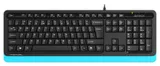 Клавиатура A4Tech Fstyler FKS10 черный/синий USB