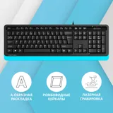 Клавиатура A4Tech Fstyler FKS10 черный/синий USB