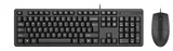 Клавиатура + мышь A4Tech KK-3330S клав:черный мышь:черный USB (KK-3330S USB (BLACK))