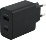 Сетевое зар./устр. Samsung EP-TA220NBEGRU 3A (PD) USB-C/USB-A универсальное черный