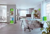 Папка-регистратор Leitz Active WOW 11060054 A4 82мм лам.карт. зеленый без. окант. вместимость 500 листов накл.на кор.