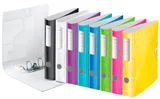 Папка-регистратор Leitz Active WOW 11070051 A4 65мм лам.карт. бирюзовый без. окант. вместимость 350 листов накл.на кор.