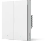 Умный выключатель Aqara H1 EU 2-хкл. без нейтрали белый (WS-EUK02)