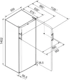 Холодильник Liebherr K 2834 1-нокамерн. белый мат.