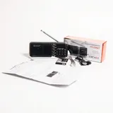 Радиоприемник портативный Сигнал РП-226BT черный/серебристый USB microSD