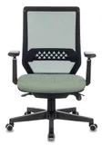 Кресло руководителя Бюрократ EXPERT черный TW-01 сиденье зеленый 38-407 сетка/ткань с подголов. крестов. пластик