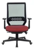 Кресло руководителя Бюрократ EXPERT черный TW-01 сиденье красный 38-410 сетка/ткань с подголов. крестов. пластик