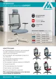 Кресло руководителя Бюрократ EXPERT черный TW-01 сиденье красный 38-410 сетка/ткань с подголов. крестов. пластик