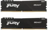 Оперативня память Kingston 16GB 3200MHz DDR4 CL16 DIMM (Kit of 2) FURY Beast Black