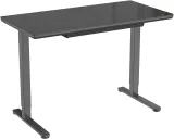 Стол для компьютера Cactus подъёмный столешница стекло черный каркас черный (CS-EGD-BBK)