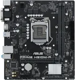 ASUS PRIME H510M-R-SI, LGA1200, H510, 2*DDR4, DVI+D-Sub + HDMI, SATA3, Audio, Gb LAN, USB 3.2, COM*1 header (w/o cable),mATX ;90MB18C0-M0ECY0, 3 year