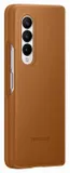 Чехол (клип-кейс) Samsung для Samsung Galaxy Z Fold3 Leather Cover коричневый (EF-VF926LAEGRU)