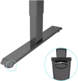 Стол для компьютера Cactus подъёмный столешница МДФ черный каркас черный (CS-ED-BBK)