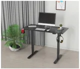 Стол для компьютера Cactus подъёмный столешница МДФ черный каркас черный (CS-ED-BBK)