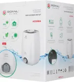 Увлажнитель воздуха Royal Clima RUH-AC300/4.0M-WT 25Вт (ультразвуковой) белый/серый