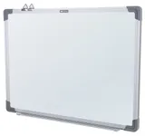 Доска магнитно-маркерная Deli EV450 магнитно-маркерная лак белый 60x45см алюминиевая рама