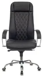 Кресло руководителя Бюрократ CH-609SL/ECO черный эко.кожа крестов. металл хром