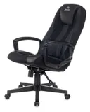 Кресло игровое Zombie 9 черный/серый ткань/эко.кожа крестов. пластик