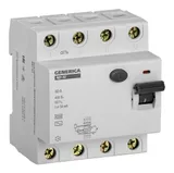 Выключатель дифф.тока УЗО IEK MDV15-4-040-030 ВД1-63 Generica 40A 4.5kA 30мА AC 4П 400В 4мод серый (упак.:1шт)