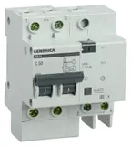 Выключатель автом. дифф. тока IEK MAD15-2-050-C-100 АД12 Generica 50A тип C 4.5kA 100мА AC 2П 230В 4мод серый (упак.:1шт)