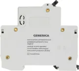 Выключатель автом. дифф. тока IEK MAD25-5-032-C-30 АВДТ 32 Generica 32A тип C 6kA 30мА AC 2П 230В 2мод серый (упак.:1шт)