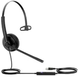 Гарнитура проводная Yealink UH34 Mono UC черный
