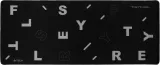 Коврик для мыши A4Tech FStyler FP75 XL черный/белый 750x300x2мм (FP75 BLACK)