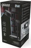 Светильник Gauss GTL601 (GT6012) настольный на подставке черный 8Вт