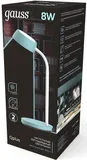 Светильник Gauss GT6023 настольный на подставке бирюзовый 8Вт