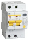 Выключатель автом. дифф. тока IEK MAD10-2-050-C-030 АД12 50A тип C 4.5kA 30мА AC 2П 230В 3мод белый (упак.:1шт)