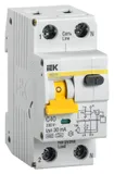 Выключатель автом. дифф. тока IEK АВДТ 32 MAD22-5-040-C-30 40A тип C 6kA 30мА A 1П+Н 230В 2мод белый (упак.:1шт)