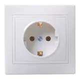 Розетка силов. IEK Кварта ERK14-K01-16-DM одинар. скрыт. зазем. крыш. IP20 белый (упак.:1шт)