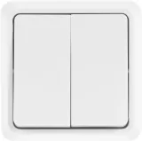 Выключатель IEK Октава откр. 2кл. IP20 белый (упак.:1шт) (EVO20-K01-10-DC)