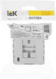 Выключатель IEK Октава откр. 2кл. IP20 белый (упак.:1шт) (EVO20-K01-10-DC)