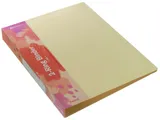 Папка на 2-х кольцах Бюрократ Pastel PAST0812/2RYEL A4 пластик 0.5мм кор.27мм торц.карм с бум. встав желтый