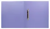 Папка на 2-х кольцах Бюрократ Pastel PAST0812/2RVIO A4 пластик 0.5мм кор.27мм торц.карм с бум. встав фиолетовый