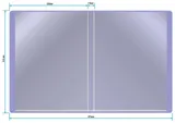Папка с 20 прозр.вклад. Бюрократ Pastel PAST20VIO A4 пластик 0.5мм торц.карм с бум. встав фиолетовый