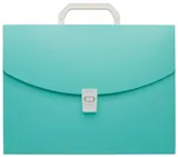 Портфель Бюрократ Pastel PASTPP01GRN 1 отдел. A4 пластик 0.7мм мятный