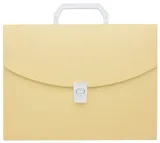 Портфель Бюрократ Pastel PASTPP01YEL 1 отдел. A4 пластик 0.7мм желтый