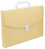 Портфель Бюрократ Pastel PASTPP01YEL 1 отдел. A4 пластик 0.7мм желтый