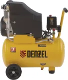 Компрессор поршневой Denzel DLC1300/24 безмасляный 206л/мин 24л 1300Вт желтый/черный