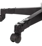 Кресло игровое Zombie GAME 17 черный/серый эко.кожа/ткань крестов. пластик