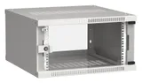 Шкаф коммутационный ITK Linea WE (LWE3-06U66-GF) настенный 6U 600x600мм пер.дв.стекл направл.под закл.гайки 50кг серый 550мм 14.3кг 200град. 320мм IP20 IK08 сталь