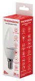 Лампа светодиодная Thomson Candle TH-B2016 8Вт цок.:E14 свеча 220B 4000K св.свеч.бел.нейт. C (упак.:1шт)