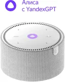 Умная колонка Yandex Станция Мини без часов Алиса серый 10W 1.0 BT 10м (YNDX-00021G)