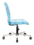 Кресло Бюрократ CH-330M голубой Sticks 06 крестов. металл хром